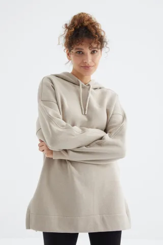 Übermaß Kapuzenpullover mit Tasche