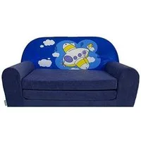FORTISLINE Kindersitzgruppe Kindersofa "MINI" Kindercouch zum Aufklappen W386