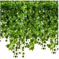 Künstliche Zimmerpflanze Künstliche Girlande Efeu Efeu, Gardlov, Höhe 4 cm, Kunstpflanzen Efeu Girlande 50,4 Meter