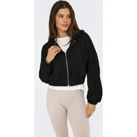ONLY Kapuzensweatshirt ONLSCARLETT LS ELASTIC ZIP HOOD SWT NOOS
