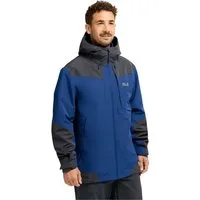 Jack Wolfskin Regenjacke Flextrail 2-Lagen (wasserdicht, winddicht) orchidblau Herren