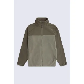 Mountain Warehouse - "Stockholm" Fleecejacke Durchgehender Reißverschluss für Herren (Helles Khaki)