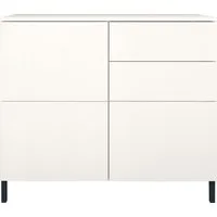 borchardt Möbel Kommode Haama, Sideboard mit Metallfüßen, Push-to-open-Technik, Breite 93 cm, Kommode, 3 Türen, 2 Schubkästen, Breite 93 cm