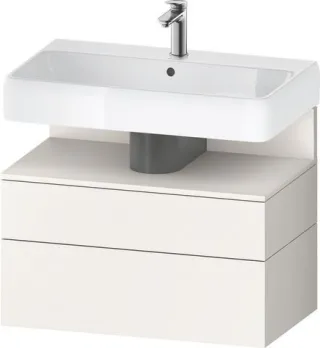 Duravit Qatego Waschtischunterbau wandhängend Weiß Supermatt 790x470x590 mm - QA4394084840010 QA4394084840010