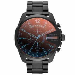Diesel DZ4318 Mega Quartz Edelstahl Herrenuhr