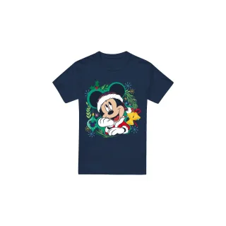 Disney - T-Shirt für Herren - weihnachtliches Design (Marineblau)