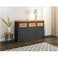 OTTO home Sideboard Selma, Kommode aus massivem Kiefernholz, Breite 145 cm