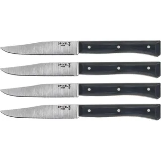 Opinel Tischmesserset Facette 4-teilig Schiefer