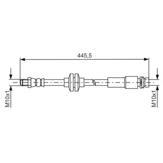 Bosch Bremsschlauch hinten Ford C-Max Focus Grand