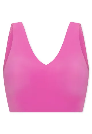 SCHIESSER - Bustier mit herausn. Pads fuchsia - Gr. - 42