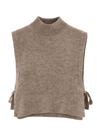 tuzzi - Pulli QUIET WILD mit Raffung taupe-melange - Gr. - 36