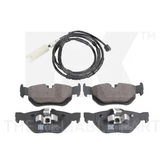 NK Bremsbel?ge + Warnkontakt hinten BMW 1er E81 3er E90 221577