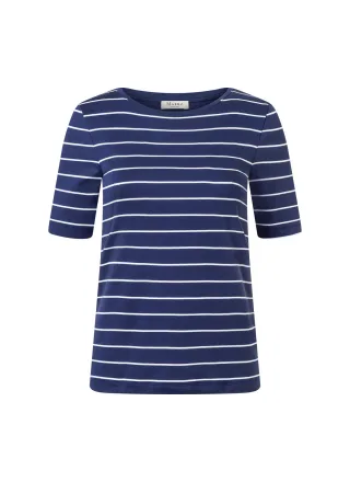 MAERZ Muenchen - T-Shirt Rundhals 1/2 Arm midnight sail