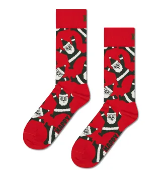 happy socks - Santa Sock Rot - Gr. - 38