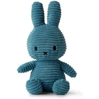 Bon Ton Toys Kuscheltier Miffy aus Cord sitzend Farbe Aviator Blue Blau 23 cm