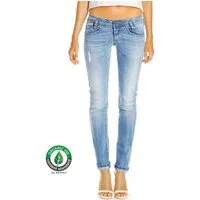 be styled Röhrenjeans Premium Hüftjeans Hose Bio Organic Baumwolle - Damen - Bio_001a Bio Buamwolle
