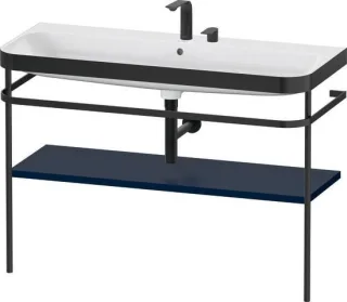 Duravit Happy D.2 Plus c-bonded Set mit Metallkonsole Nachtblau Seidenmatt 1175x490x850 mm - HP4739E HP4739E98980000
