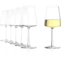 Stölzle Weinglas Stölzle Lausitz Power Weißweinkelch 6er Set, Glas