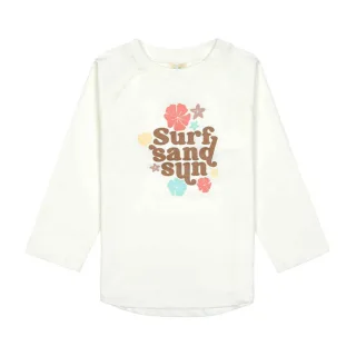 Lässig UV-Schutz 60 Shirt Flowers sea salt