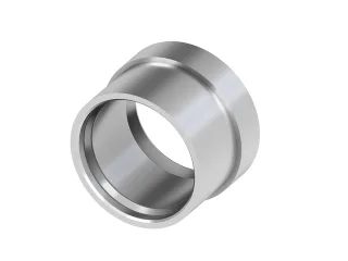 Tece flex Druckhülse für Vollkunststoffrohr, vernickelt, Dim. 25, 704025 704025