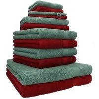 Betz Handtücher Premium Handtuch-Set 12-tlg. Duschtücher, Handtücher, Gästetücher, Baumwolle (Set, 12-St)