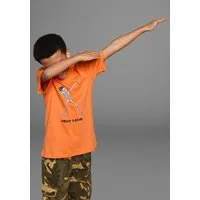 KIDSWORLD T-Shirt Mit coolem Druck: NEXT LEVEL Kurzarm, Basic-Schnitt, mit trendigen Statements und Sprüchen