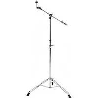 FAME Musikinstrumentenständer, (Galgenbeckenständer CBS4000 doppelstrebig höhenverstellbar von 85 cm – 120 cm breite Gummifüße Neigungswinkel einstellbar Gegengewicht versenkbarer Galgen, Hardware, Beckenständer), Galgenbeckenständer, doppelstrebig, 
