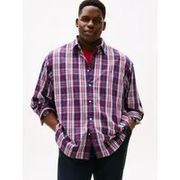 Tommy Hilfiger Big & Tall Langarmhemd BT - FLEX POP MEDIUM CHECK regular fit, Große Größen, kariert