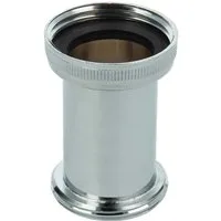 tecuro Siphon Distanzstück für Siphonrohre 1 1/4 x 1 1/4 Zoll - verchromt
