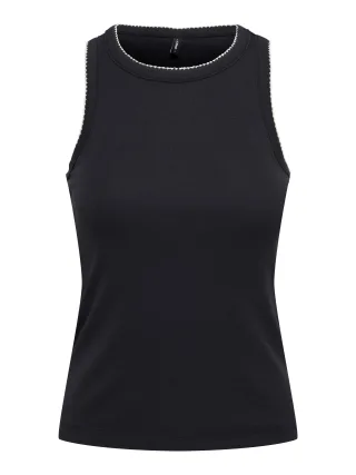 ONLY - ONLALLY S/L TANK TOP JRS Black - Gr. - XS