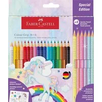 Faber-Castell Buntstift Faber-Castell Buntstift Colour Grip Einhorn 18+6er Set