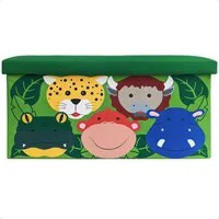 WIESEN.design Spielzeugtruhe 54L, Spielzeugkiste mit Deckel, Kindersitzbank mit Stauraum (Spielzeugbox mit Deckel, Sitzbank Kinder, Spielzeugkiste Kinderzimmer, Spielzeug Aufbewahrung, Kinderbank, Spielzeugaufbewahrung Kinderzimmer), belastbar bis 15