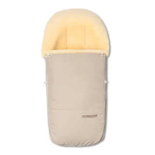 Hofbrucker Lammfellfußsack Polaris beige