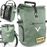 Valkental Fahrradtasche Pro Gepäckträgertasche, Rucksack & Umhängetasche, wasserdicht, Hochwertiges Nylon 23 L