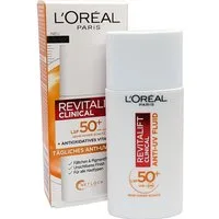 L'ORÉAL PARIS Gesichtsfluid Gesichtscreme Revitalift Clinical Anti UV Fluid LSF 50+ 50ml