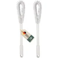 Hovedal WC-Reinigungsbürste 2er Set Urinalbürste, Bürste zur Urinal WC Reinigung, Biegsame Urinal Reinigungsbürste, Schmale Klobürste für Urinale