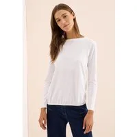 CECIL Langarmshirt aus reiner Baumwolle