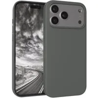 EAZY CASE Handyhülle für Apple iPhone 17 Pro Max Hülle Silikon 6,9 Zoll, Schutzhülle mit Kameraschutz Back Cover Hülle Slimcover Anthrazit Grau
