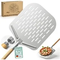 Blumtal Pizzaschieber Pizzaschaufel mit großer Fläche und abnehmbaren Griff, 30,5cm x 30,5cm