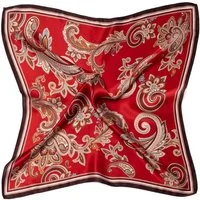 MayTree Seidentuch quadratisch, Paisley, 53x53 cm, Nickituch, Bandana-Schal, (Stück), 100% Seide