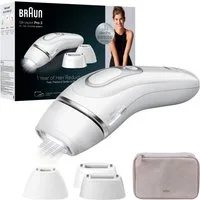 Braun IPL-Haarentferner Silk·expert Pro 3 PL3020 (Modell 2026) PL3230 (Modell 2025), pro Minute bis zu 100 Lichtimpulse, 3 Aufsätze, mit Aufbewahrungstasche