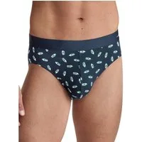 CALIDA Slip Cotton Code Design weicher Elastikbund, ohne Eingriff, gemustert