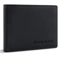 bugatti Geldbörse RFID Mini Wallet With Flap, aus echtem Rindsleder mit RFID-Blocker Schutz