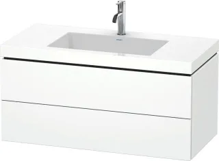 Duravit L-Cube c-bonded Set wandhängend Weiß 1000x480x500 mm - LC6928O8484 LC6928O8484