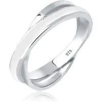 Elli Fingerring Wickelring Emaille 925 Silber