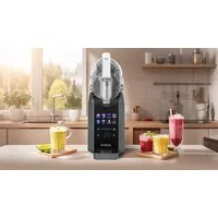 ECG Eismaschine FORZA 9800, 1,80 l, 200 W, Kompressorkühlung, Slushie & Softeis, Zapfhahn, 7 Programme