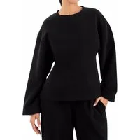 Smilodox Longsleeve Sirel, Langarmshirt Oversize Fit mit Rundhalsausschnitt, Sport Weiche Baumwolle, Lässige Silhouette, Rundhalsausschnitt, Alltag