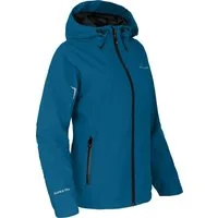 Bergson Regenjacke HELLI Damen Regenjacke, Netzfutter, 12000 mm Wassersäule, Kurzgrößen, Saphi