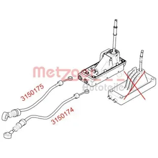 Metzger Kupplungsseil Mini R50 R53 3150175