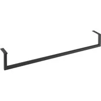 Aqualine Handtuchhalter HANG Handtuchhalter unter Waschbecken 665x98mm, schwarz matt, Aqualine-HG665